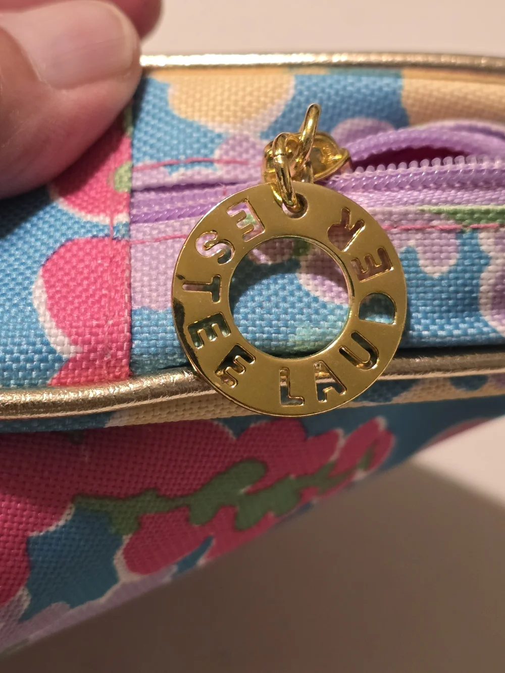 Lilly Pulitzer for Estée Lauder Colorful Floral Cosmetic Makeup Bag